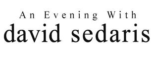 CAA_An Evening with David Sedaris logo