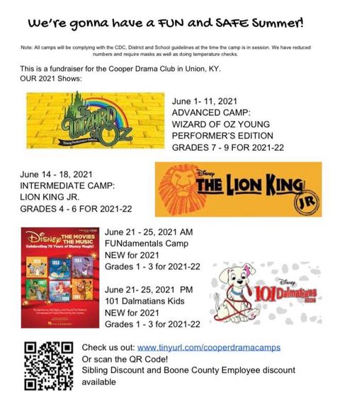 Cooper HS Drama Camp