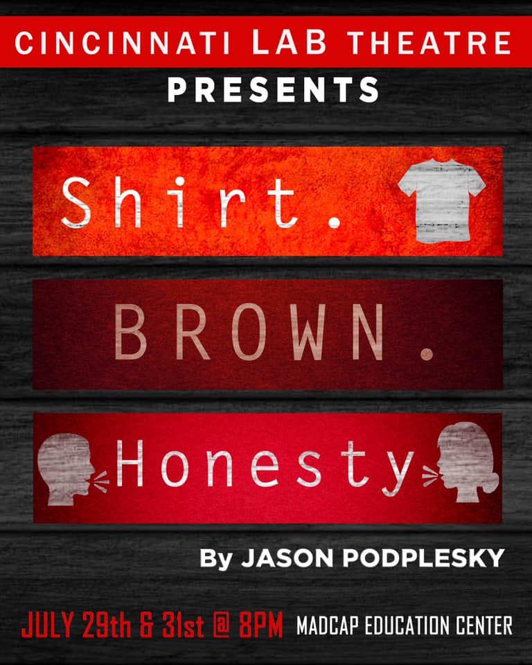 CLT_Shirt Brown Honesty logo2