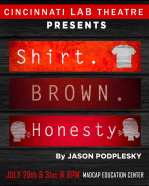 CLT_Shirt Brown Honesty logo2