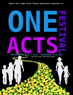 WHHS_One Acts Festival 2021 logo