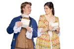 Sam Hopper as Benedick & Eva Olivia Catanzariti as Beatrice.
